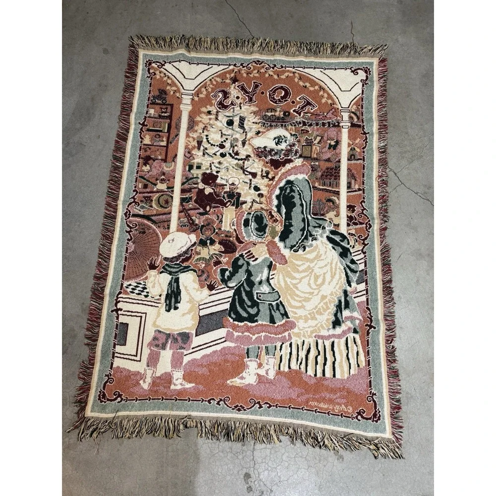 Betty Whittaker Victorian Christmas Tapestry Wall Hanging‎ Toys 55x41